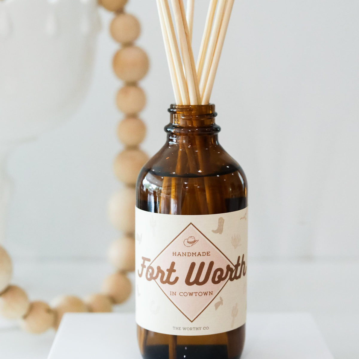 Reed Diffuser: Leather + Cashmere – The Worthy Co