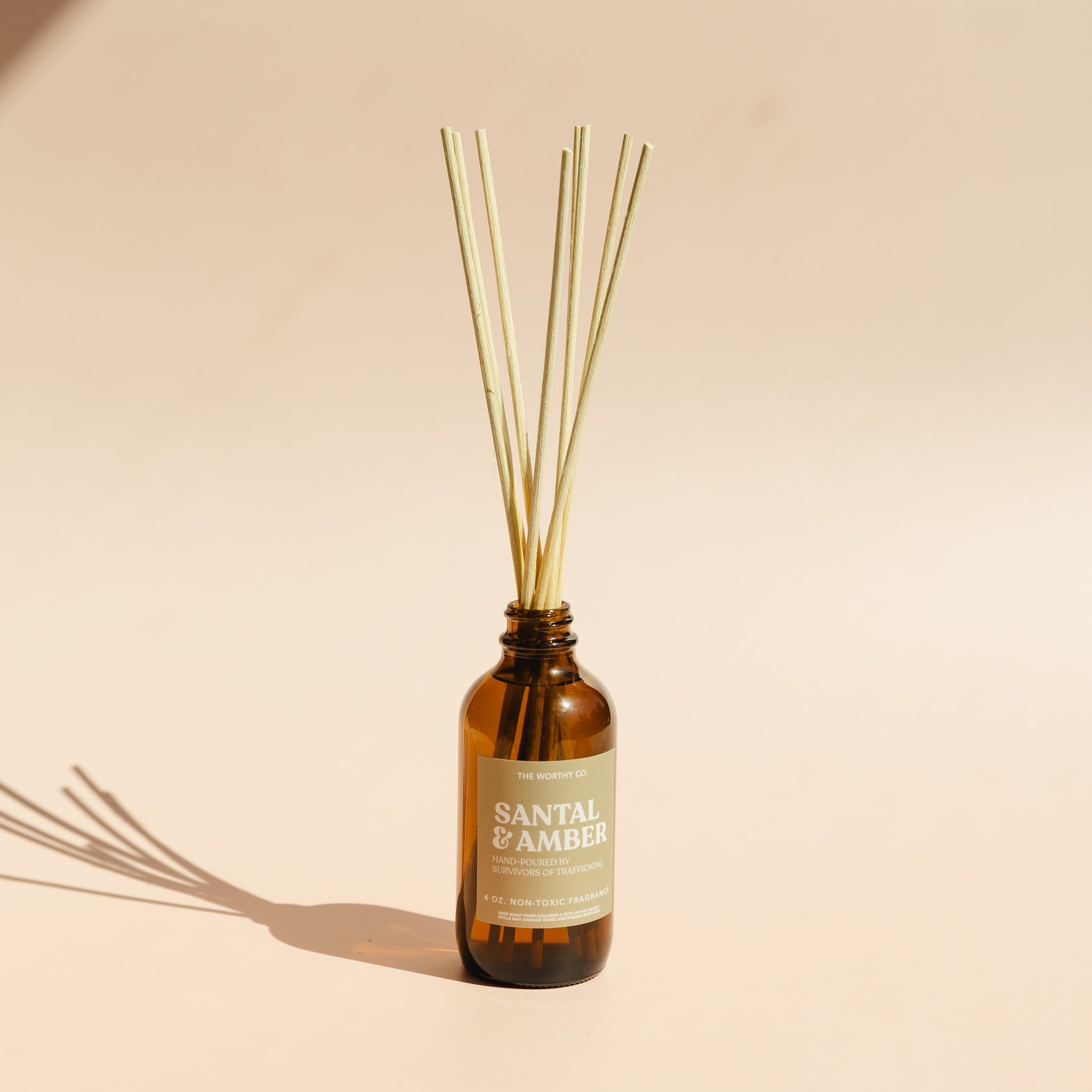 Reed Diffuser: Santal & Amber – The Worthy Co